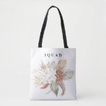 Bolsa Tote Selva Tropical de Pampas Brancas Brancas<br><div class="desc">Sacos de tote de esquadrão de casamentos florais tropicais de erva seca de Pampas naturais incríveis. Isso fará parte da suíte. #pampasgrama #junglecasamento #jungleconvite #coralcasamento #casamento #casamentocasamentodesertcasamento #casamentoterracottacasamento #casamento #pampasweddingmenu #pampas #terracotta #casal #casamento #naturalcasamento #dadodpampas #wabisabicasamento #naturecasamento #lasvassegaõ achelorette #lasvegaswedingdecor</div>