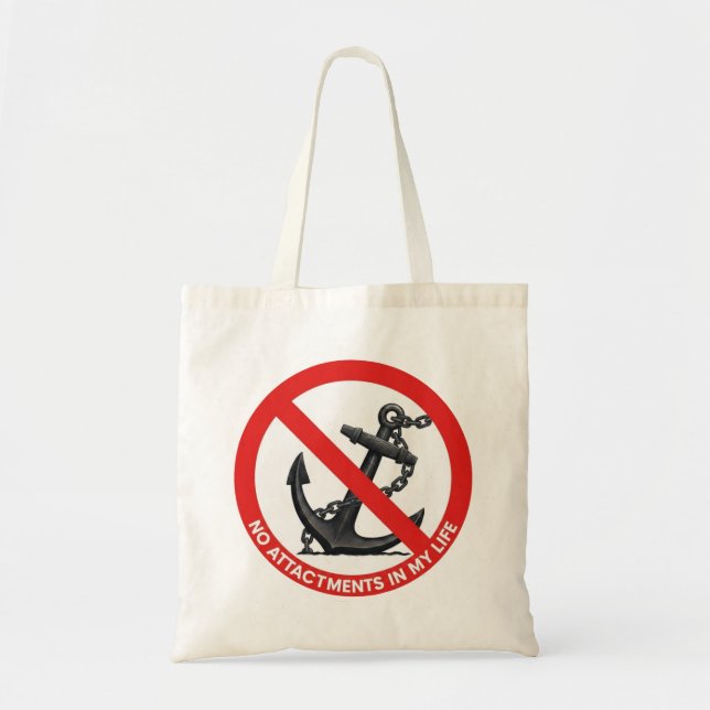 Bolsa Tote Sem apego na minha vida (Frente)
