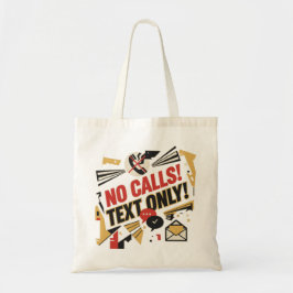 Bolsa Tote Sem Chamadas, Apenas Texto
