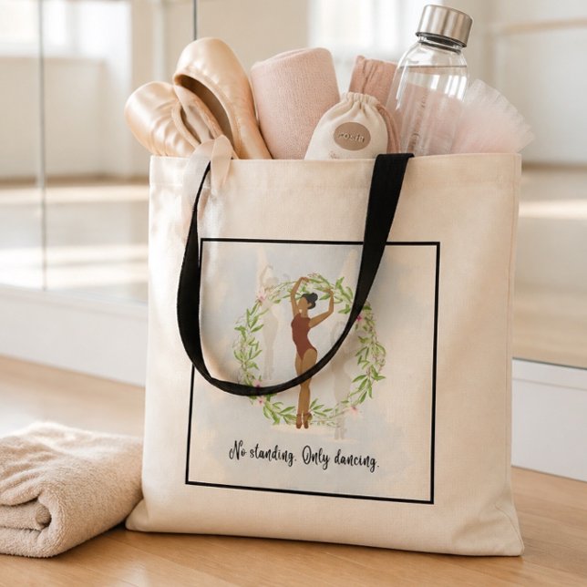 Bolsa Tote Sem Estacionamento Somente Dança Balé (Criador carregado)