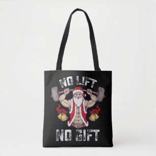 Bolsa Tote Sem Levantamento Sem Presente Papai Noel Treino Ac