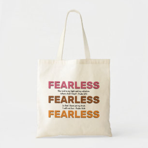 Bolsa Tote SEM MEDO, SENHOR Inspiracional, EU NÃO VOU RECEAR