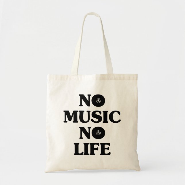 BOLSA TOTE SEM MÚSICA SEM VIDA (Frente)