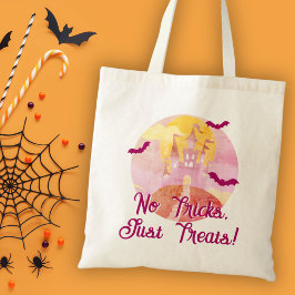 Bolsa Tote Sem Truques Apenas Tratam O Castelo Spooky Hallowe
