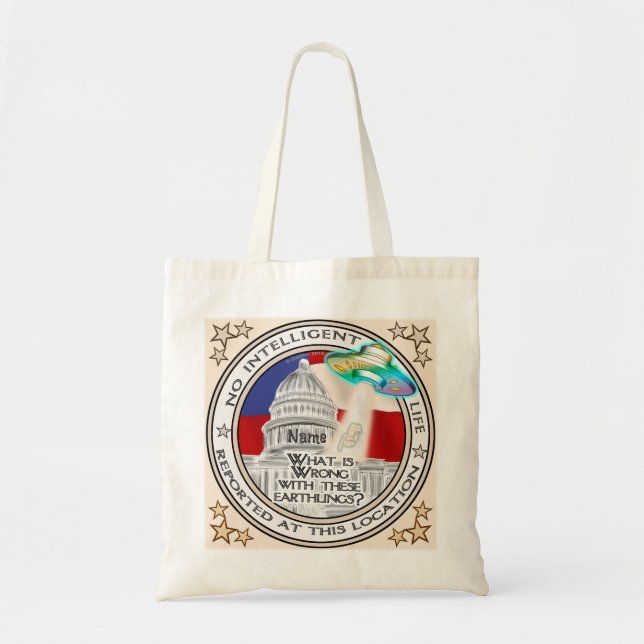 Bolsa Tote Sem vida inteligente (Frente)