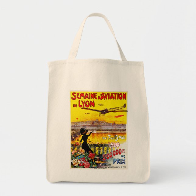Bolsa Tote Semaine d'Aviation de Lyon (Frente)