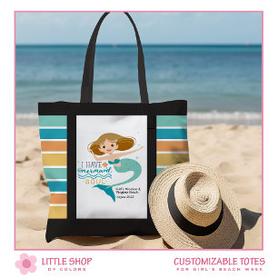Bolsa Tote Semana das Sereias na Praia Personalizado