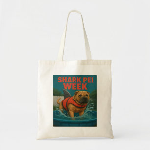 Bolsa Tote Semana de Shark Pei: Terror no Quintal