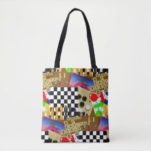 Bolsa Tote Semana do Jogo e Quebra-cabeça