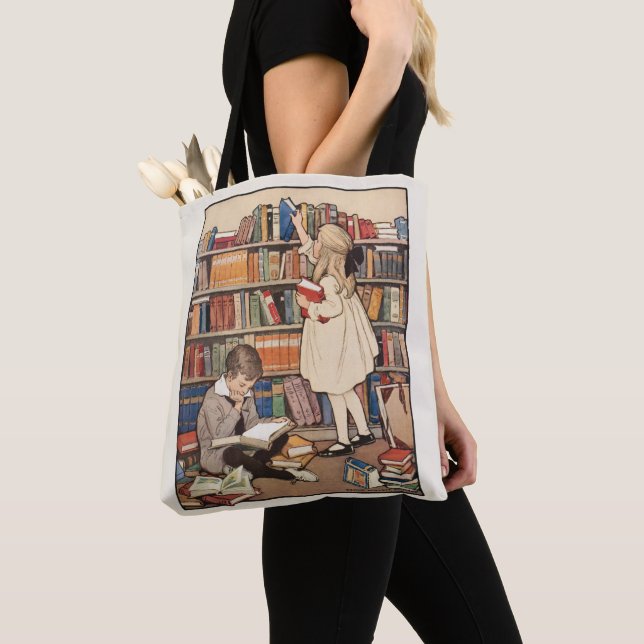 Bolsa Tote Semana do Livro Infantil por Jessie Willcox Smith (Close Up)
