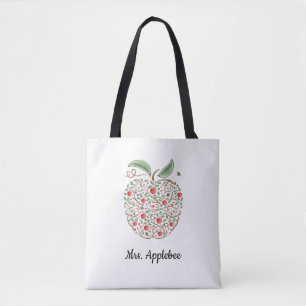 Bolsa Tote Sementes da sacola de Apple do professor do