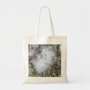 Bolsa Tote Sementes de Milkweed e Seda