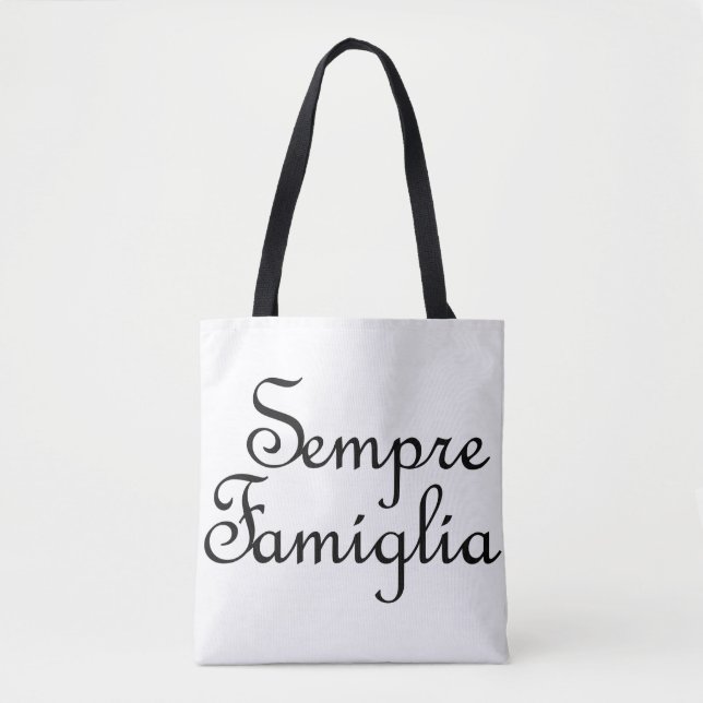 Bolsa Tote Sempre Famiglia - Italiano - Família Sempre (Frente)