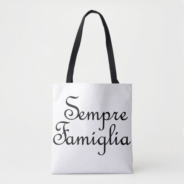 Bolsa Tote Sempre Famiglia - Italiano - Família Sempre (Frente)