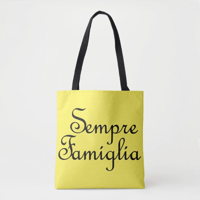 Bolsa Tote Sempre Famiglia - Italiano - Família Sempre (Frente)