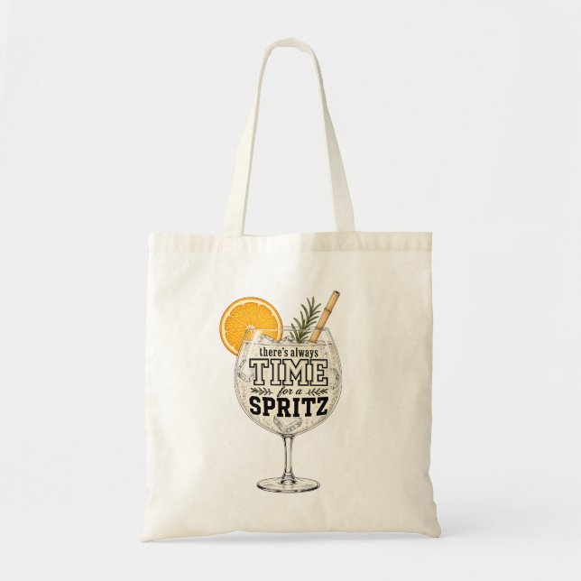 Bolsa Tote Sempre há tempo para um Spritz (Frente)