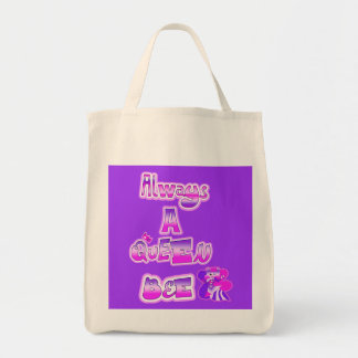 Bolsa Tote Sempre uma abelha rainha roxa