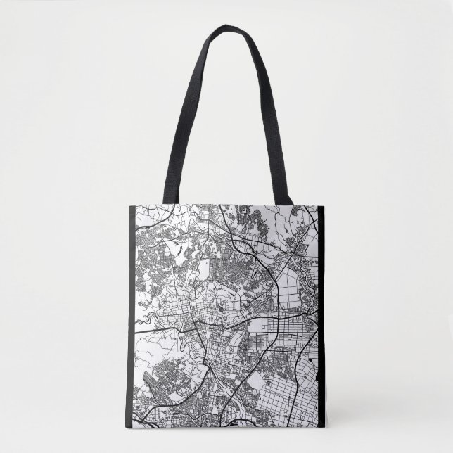 Bolsa Tote Sendai Japan City Map (Frente)
