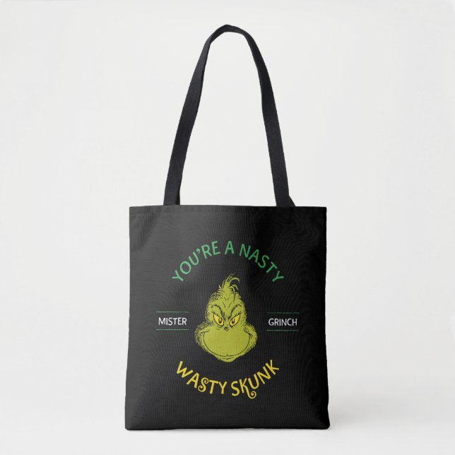 Bolsa Tote Senhor Grinch | Você é um Cativeiro Fedido e Sujo (Frente)