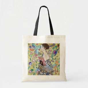 Bolsa Tote Senhora com ventilador, Gustav Klimt