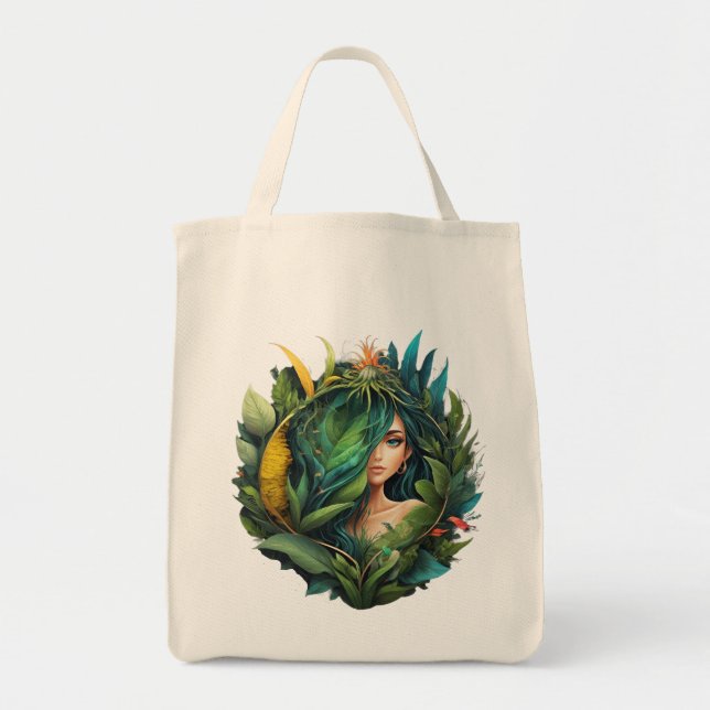 Bolsa Tote senhora da floresta (Frente)