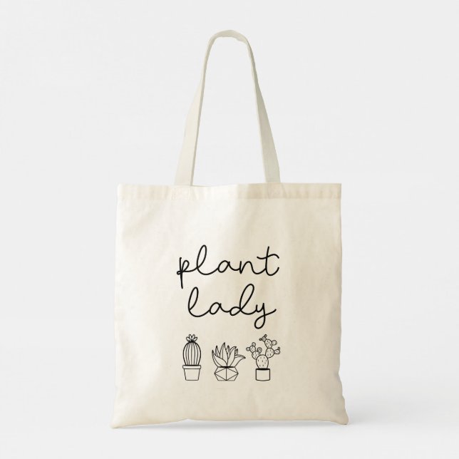 Bolsa Tote Senhora das plantas (Verso)