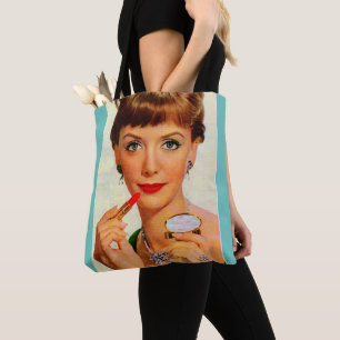 Bolsa Tote senhora do batom dos anos 60