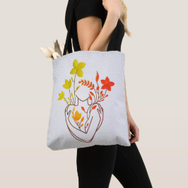 Bolsa Tote Senhora Flor - Abençoada Coloritamente Edição Mix