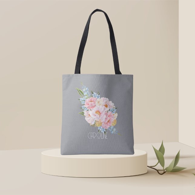 Bolsa Tote Senhoras Florais Boho Fofo Elegante  (Criador carregado)
