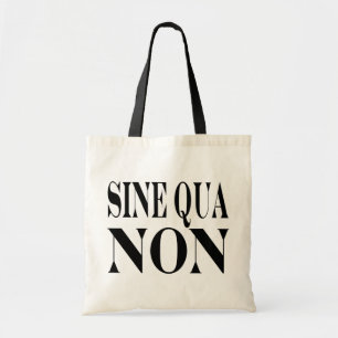 Bolsa Tote Seno - qua - citações Latin não famosas: Palavr