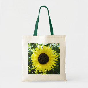 Bolsa Tote Sensação de girassol Saco de algodão