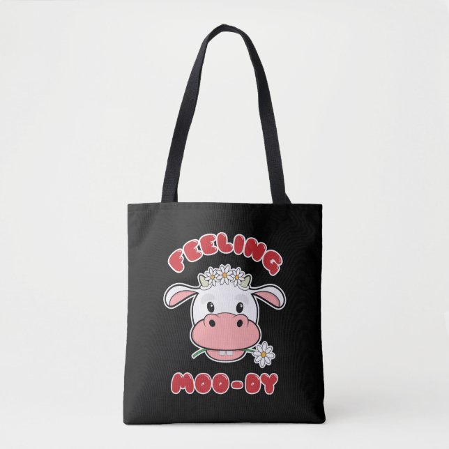 Bolsa Tote Sensação de Moo-dy | Saco de Toque de Coca-Cola de (Frente)