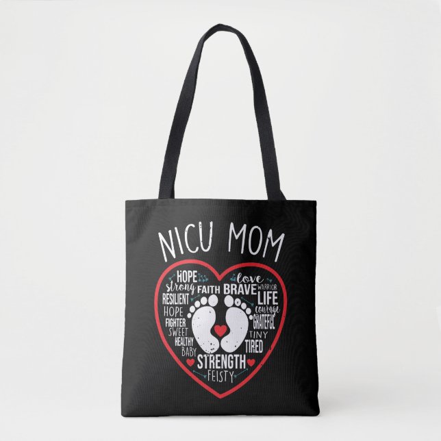 Bolsa Tote Sensibilização da NICU (Frente)