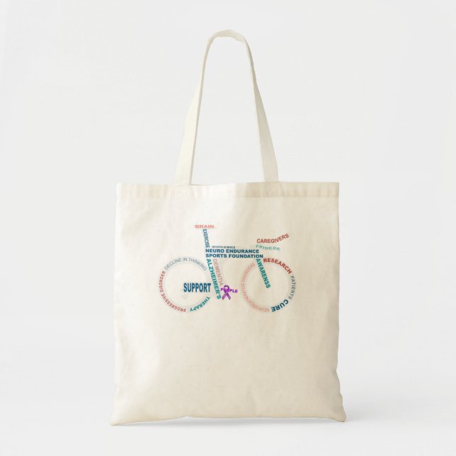 Bolsa Tote Sensibilização do Alzheimer (Frente)
