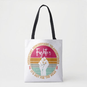 Bolsa Tote Sensibilização para a telangiectasia hemorrágica h