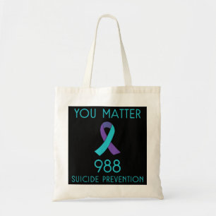 Bolsa Tote Sensibilização Suicida - Camisa 988 - Prevenção ao