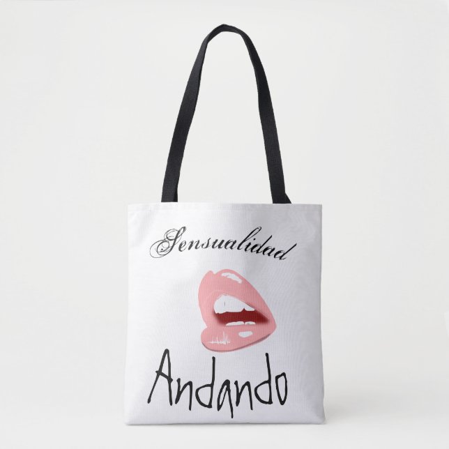 Bolsa Tote sensualidade andando (Frente)