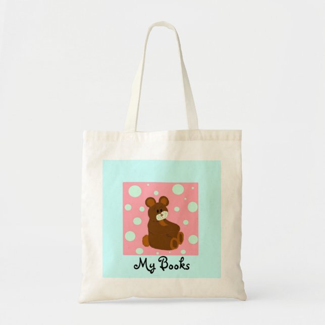 Bolsa Tote Sentado Urso de Teddy (Frente)