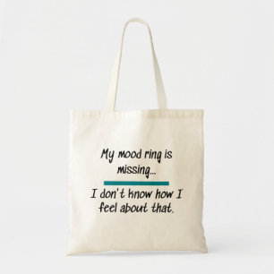 Bolsa Tote Sentimentos de Anel de Humor Engraçados Novidade