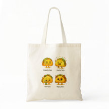 Sentimentos de Taco | Sacola de Compras Reutilizáv