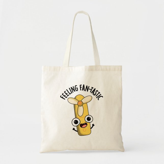 Bolsa Tote Sentindo um trocadilho fantástico (Frente)