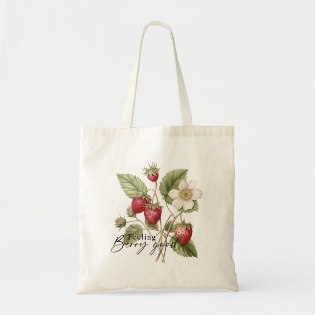 Bolsa Tote Sentir Berry Bom (Frente)
