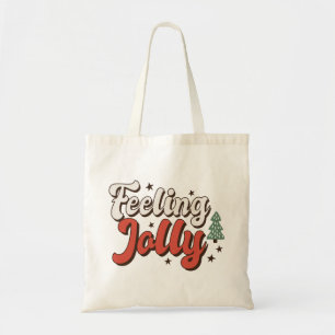 Bolsa Tote Sentir Jolly Retro Natal
