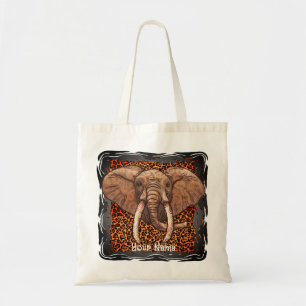 Bolsa tote Sepia Tribal Elephant