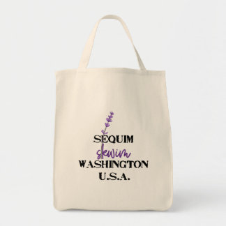 Bolsa Tote Sequim Lavanda Grocery Tote Bag
