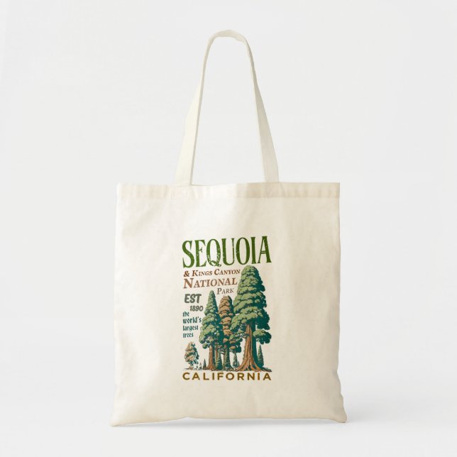 Bolsa Tote Sequoia Kings Canyon National Parks T-Shirt (Frente)