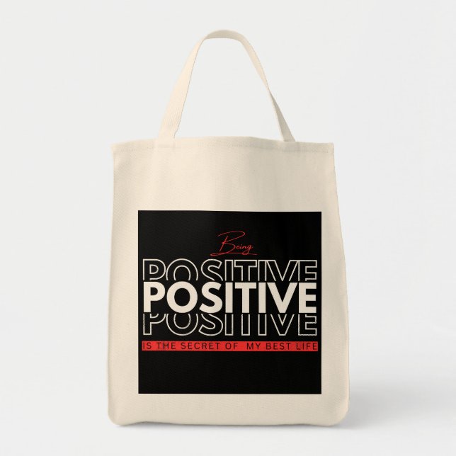 Bolsa Tote Ser Positivo (Frente)