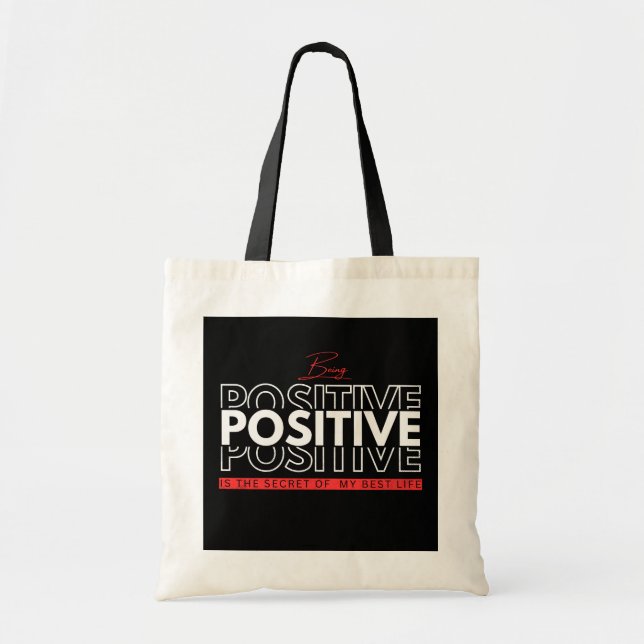 Bolsa Tote Ser Positivo (Frente)