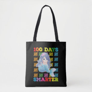 Bolsa Tote Sereia 100 Dias Mais Inteligente 100º Dia de Escol