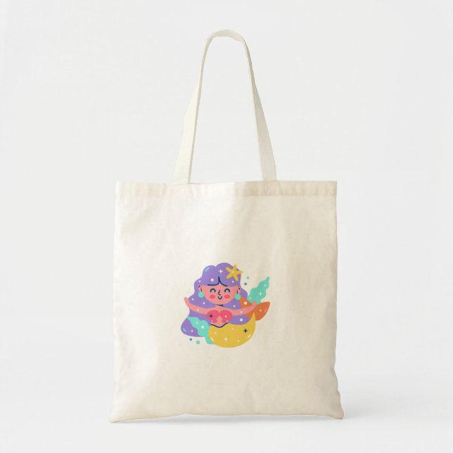 Bolsa Tote sereia amarela (Frente)
